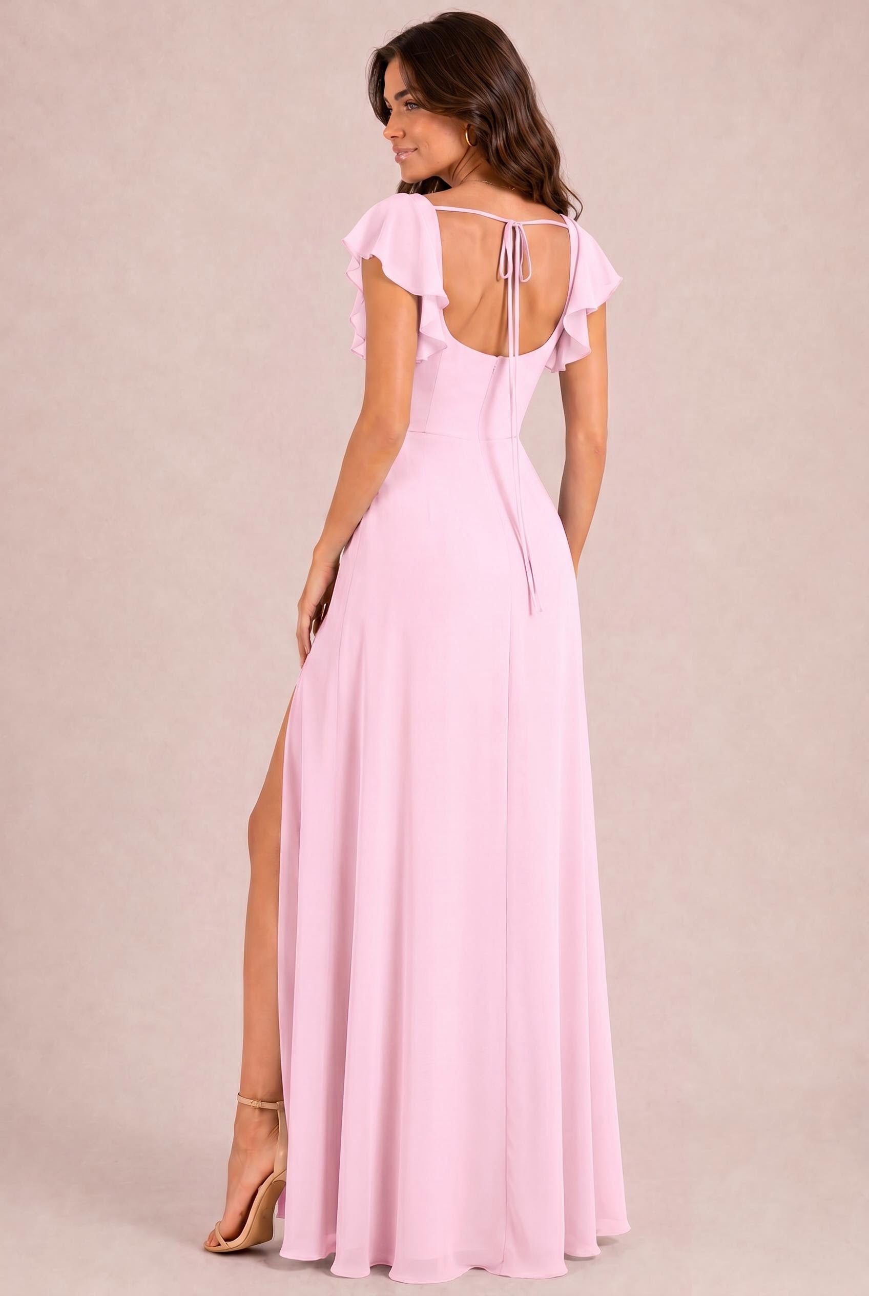 Chiffon A-Line Bridesmaid Dress