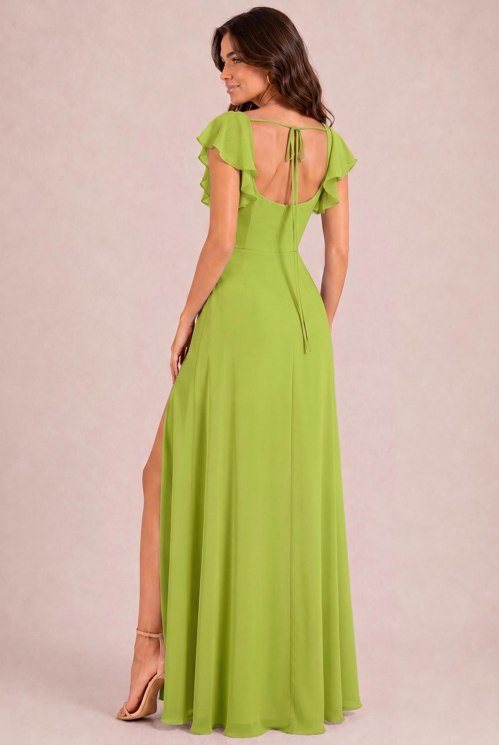 Chiffon A-Line Bridesmaid Dress