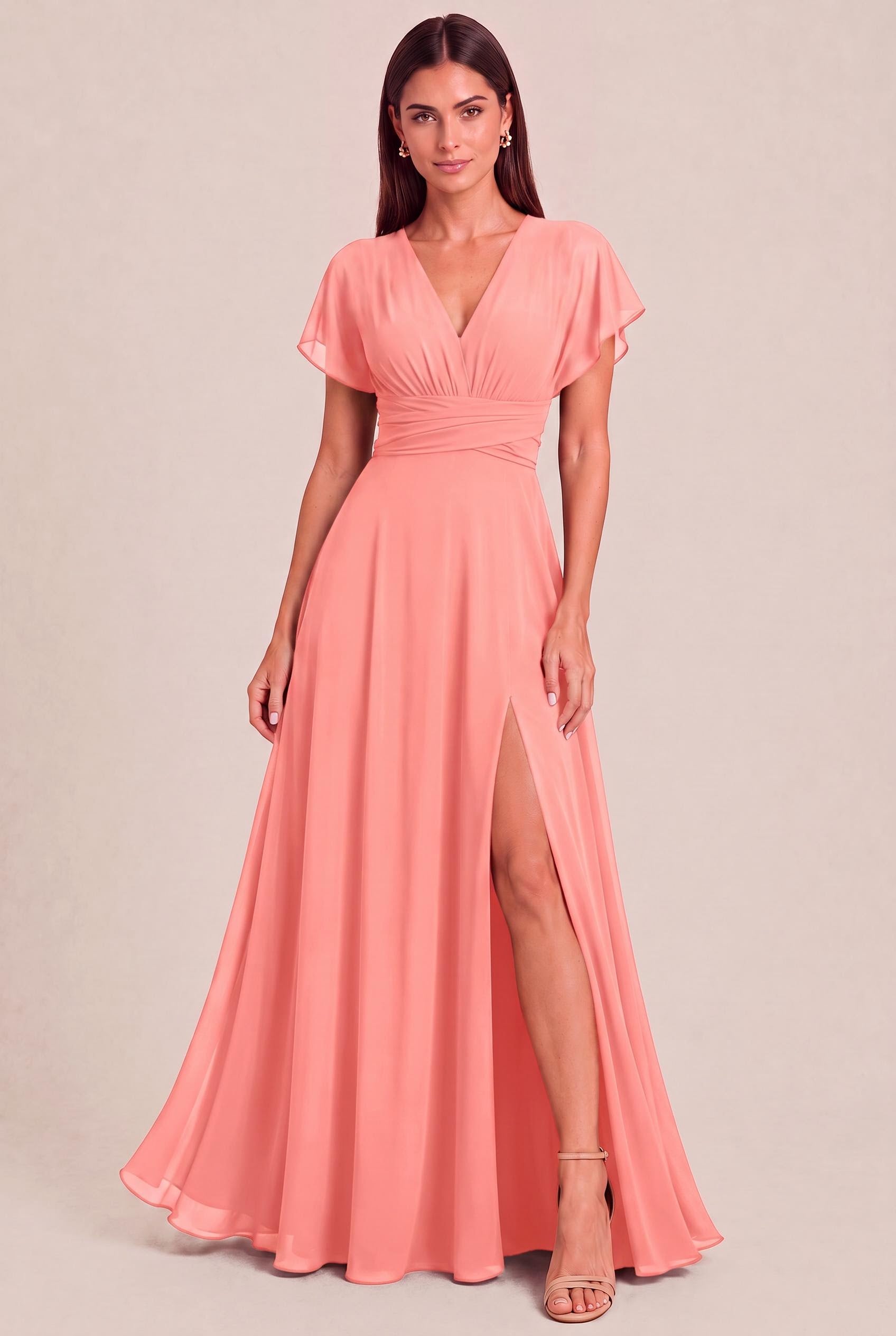 Convertible Chiffon A-Line Bridesmaid Dress