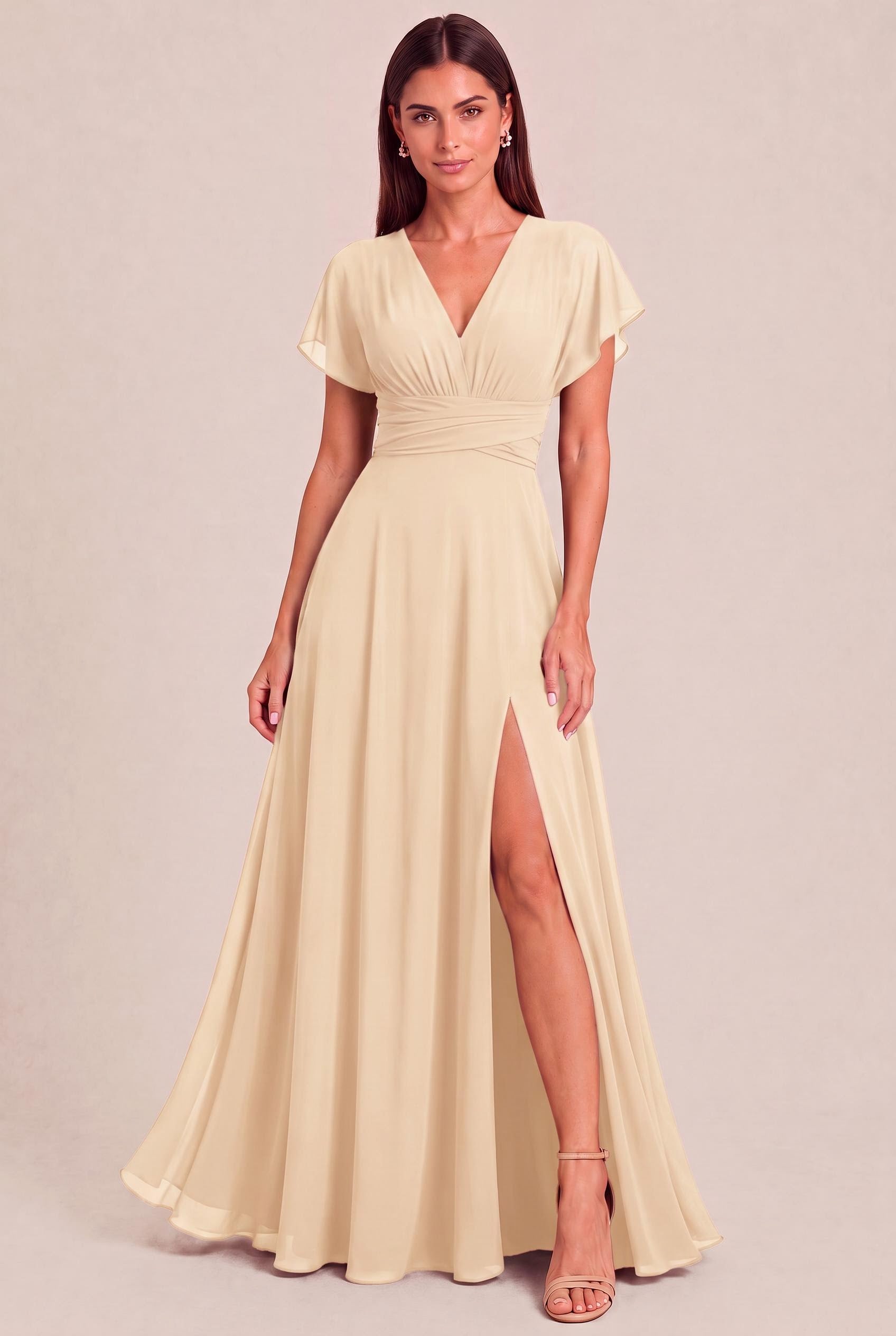 Convertible Chiffon A-Line Bridesmaid Dress