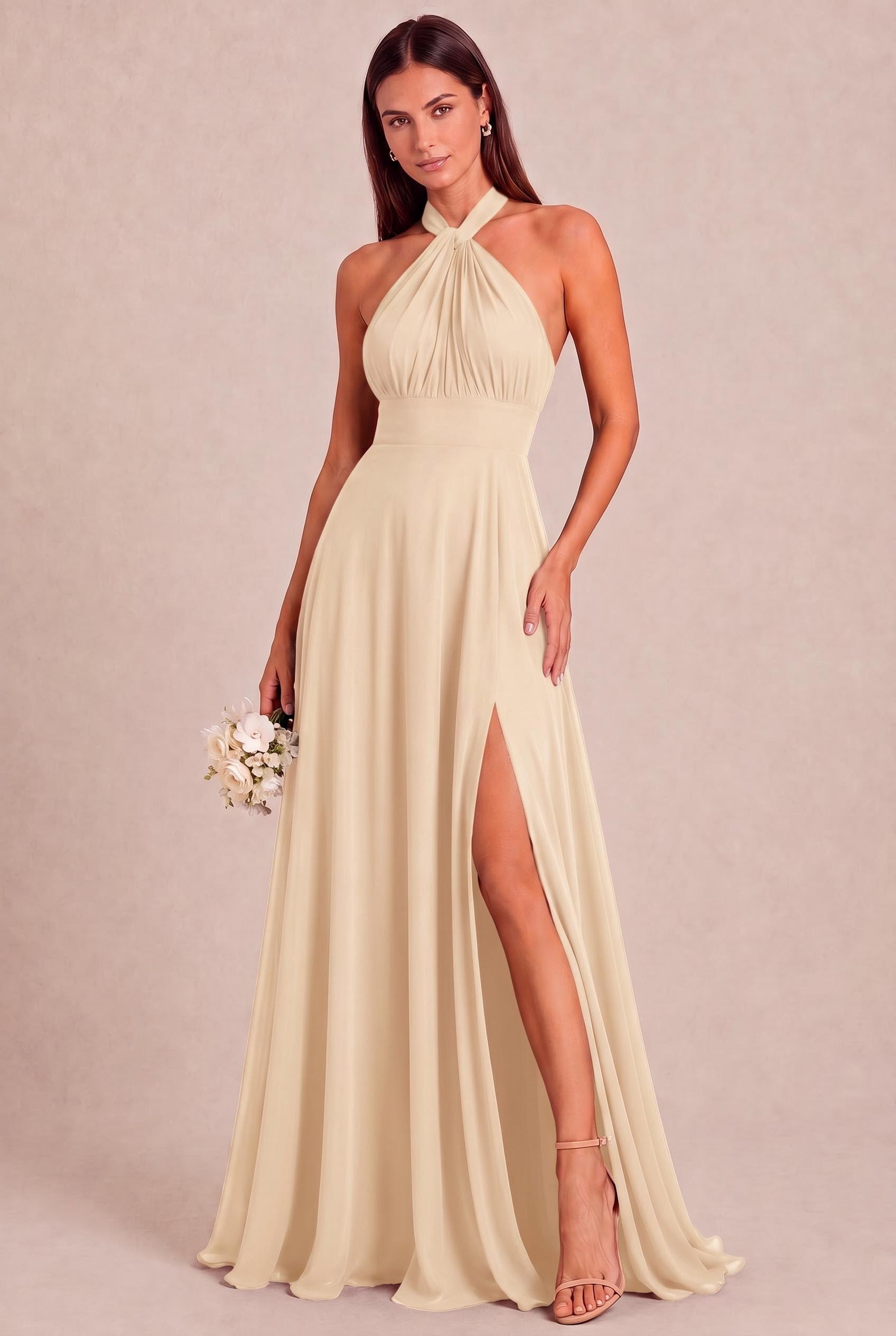 Convertible Chiffon A-Line Bridesmaid Dress