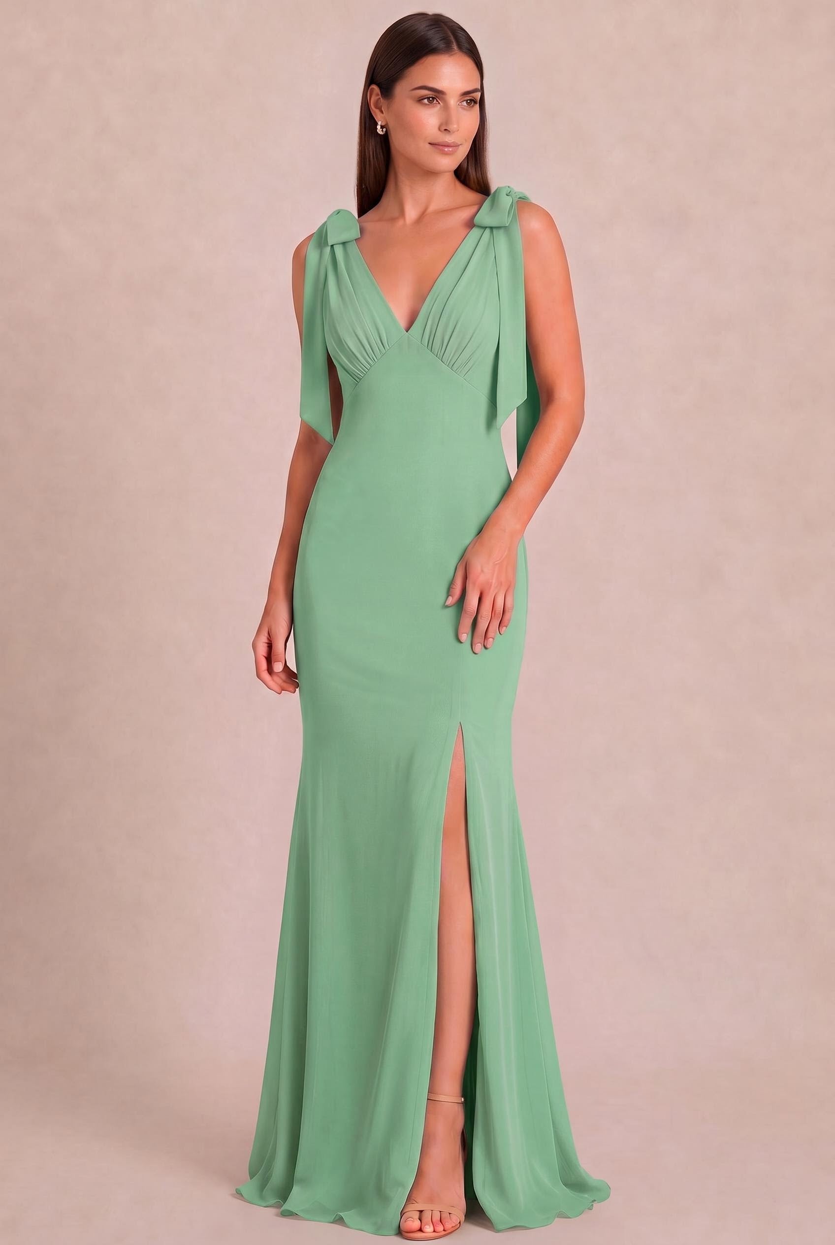 Chiffon Mermaid Bridesmaid Dress