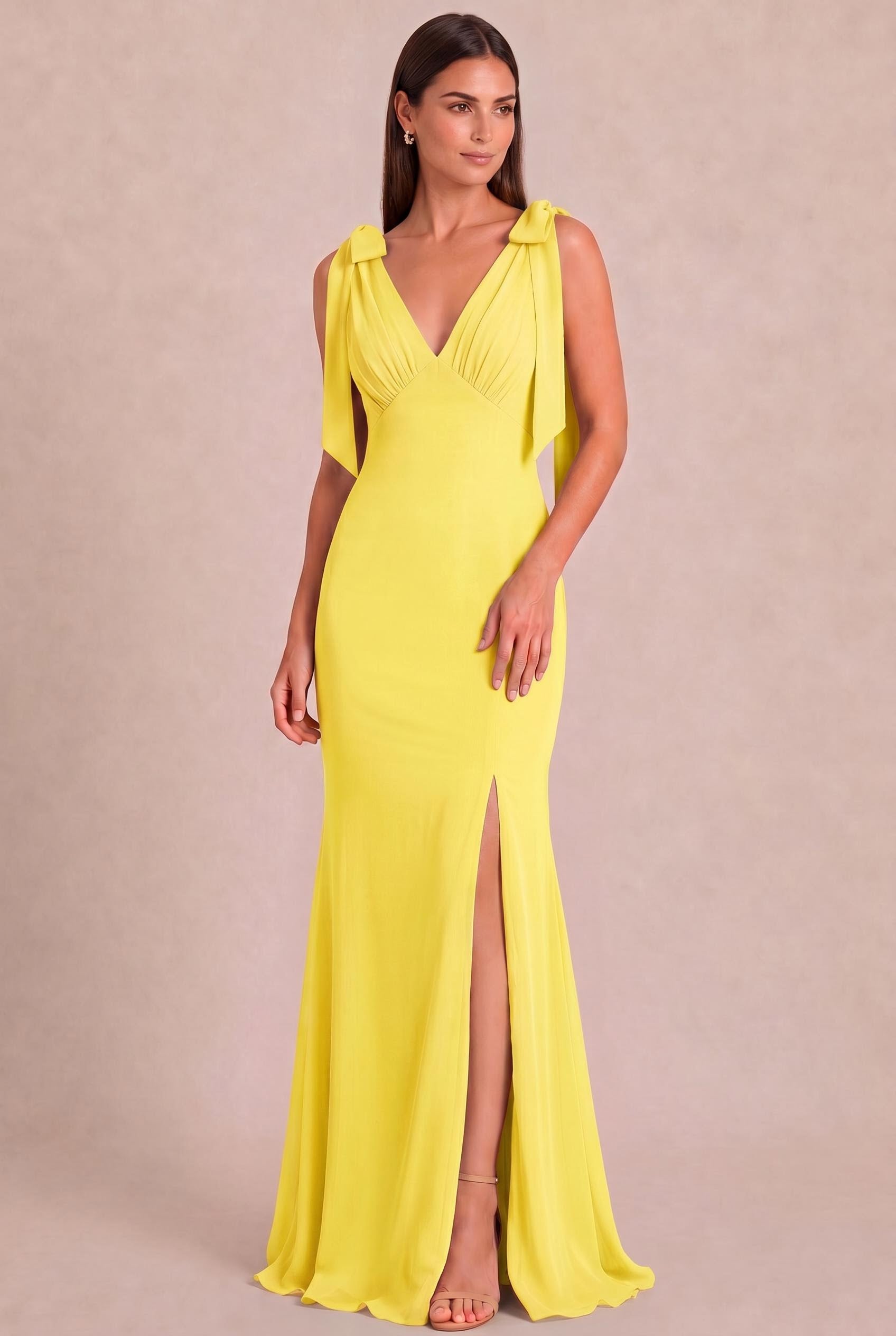 Chiffon Mermaid Bridesmaid Dress