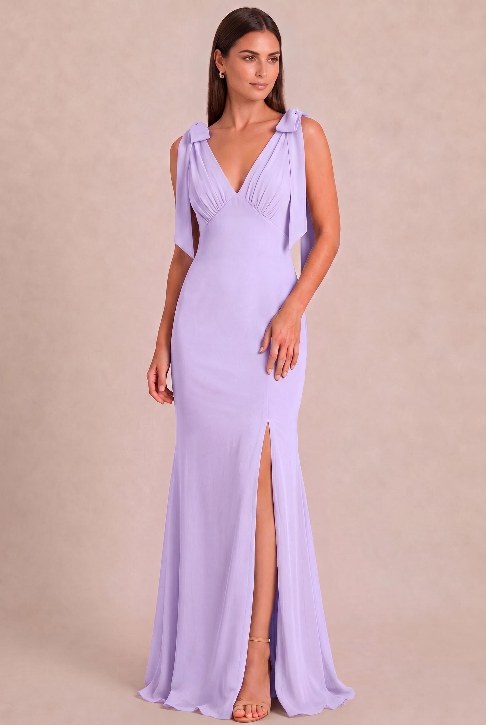 Chiffon Mermaid Bridesmaid Dress