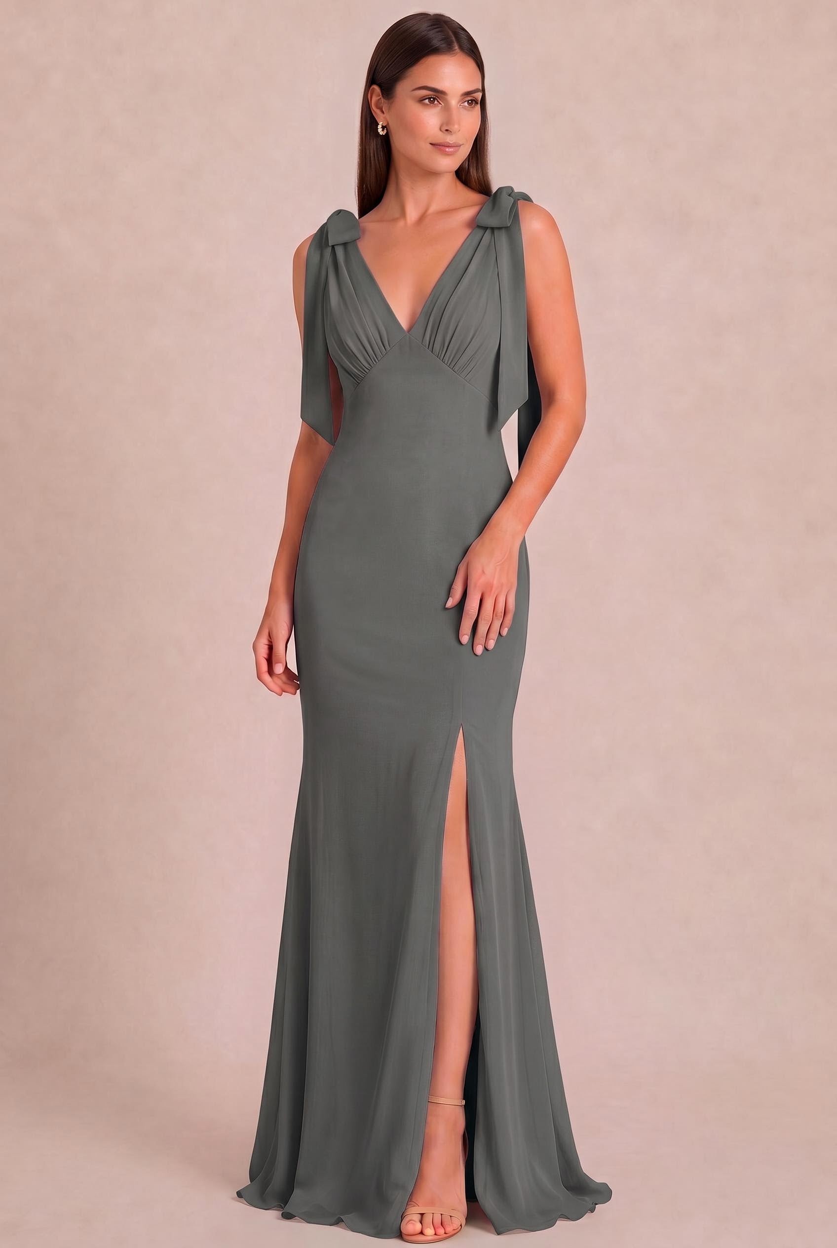 Chiffon Mermaid Bridesmaid Dress