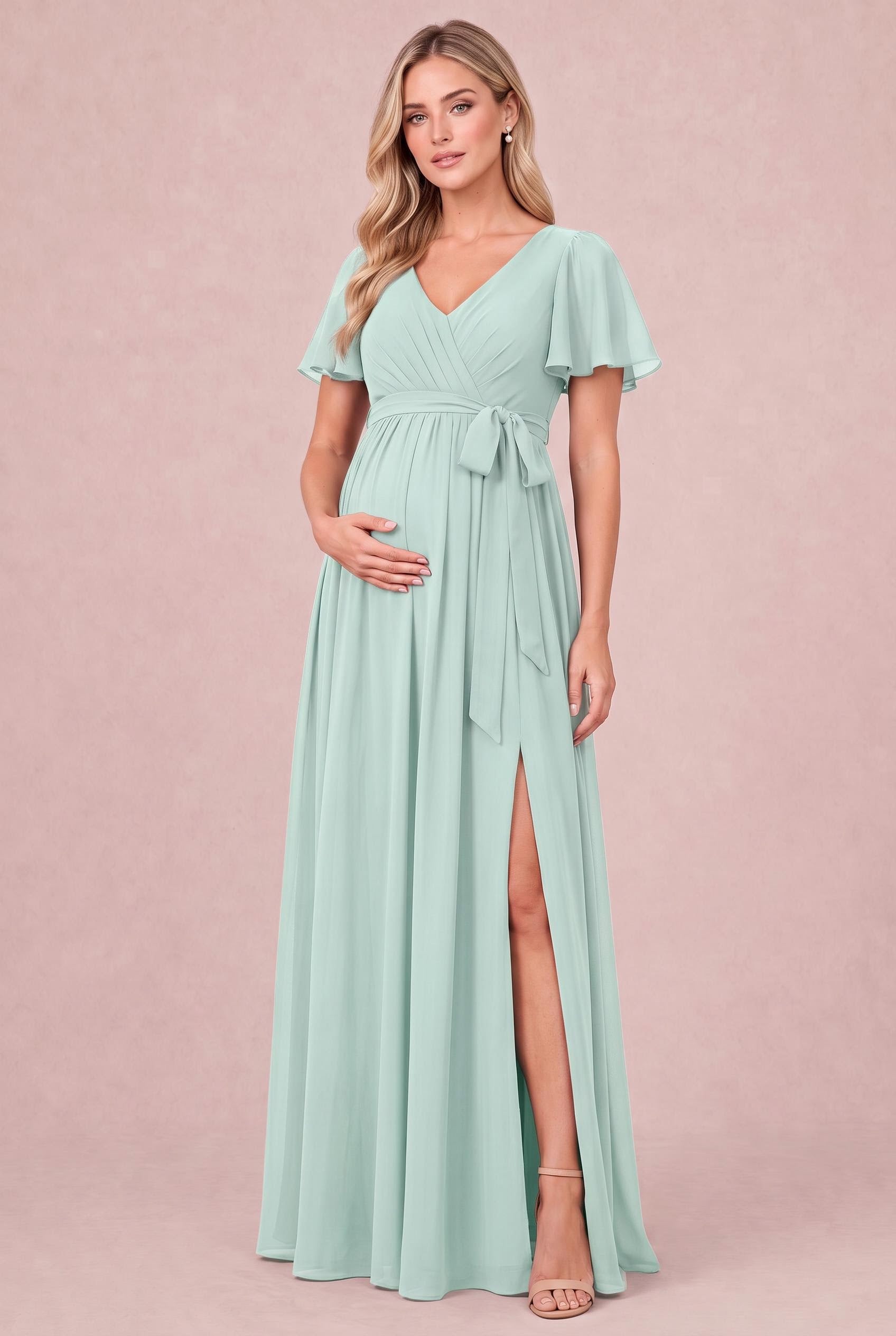 mint green maternity bridesmaid dresses Maxi Dress John Hopkins University