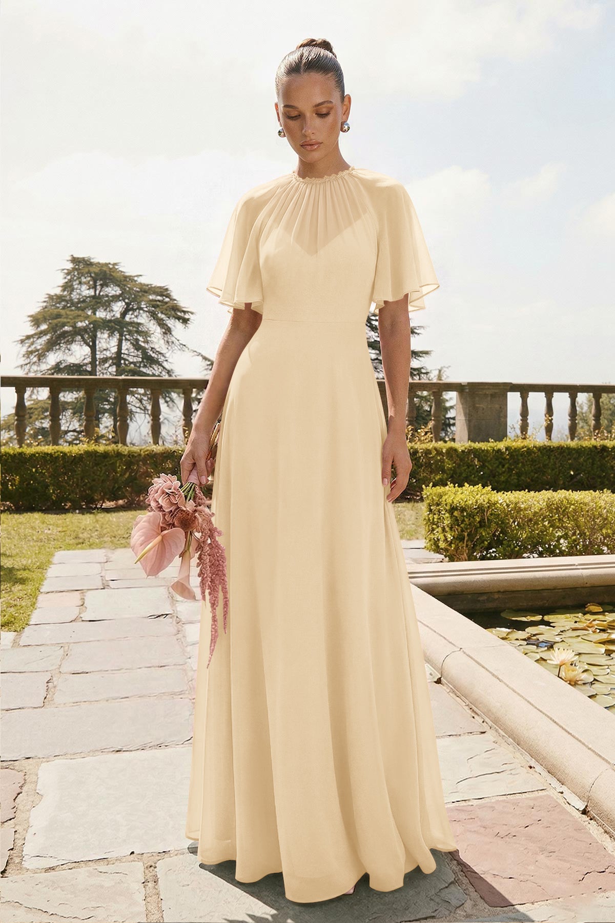 Chiffon A-Line Bridesmaid Dresses