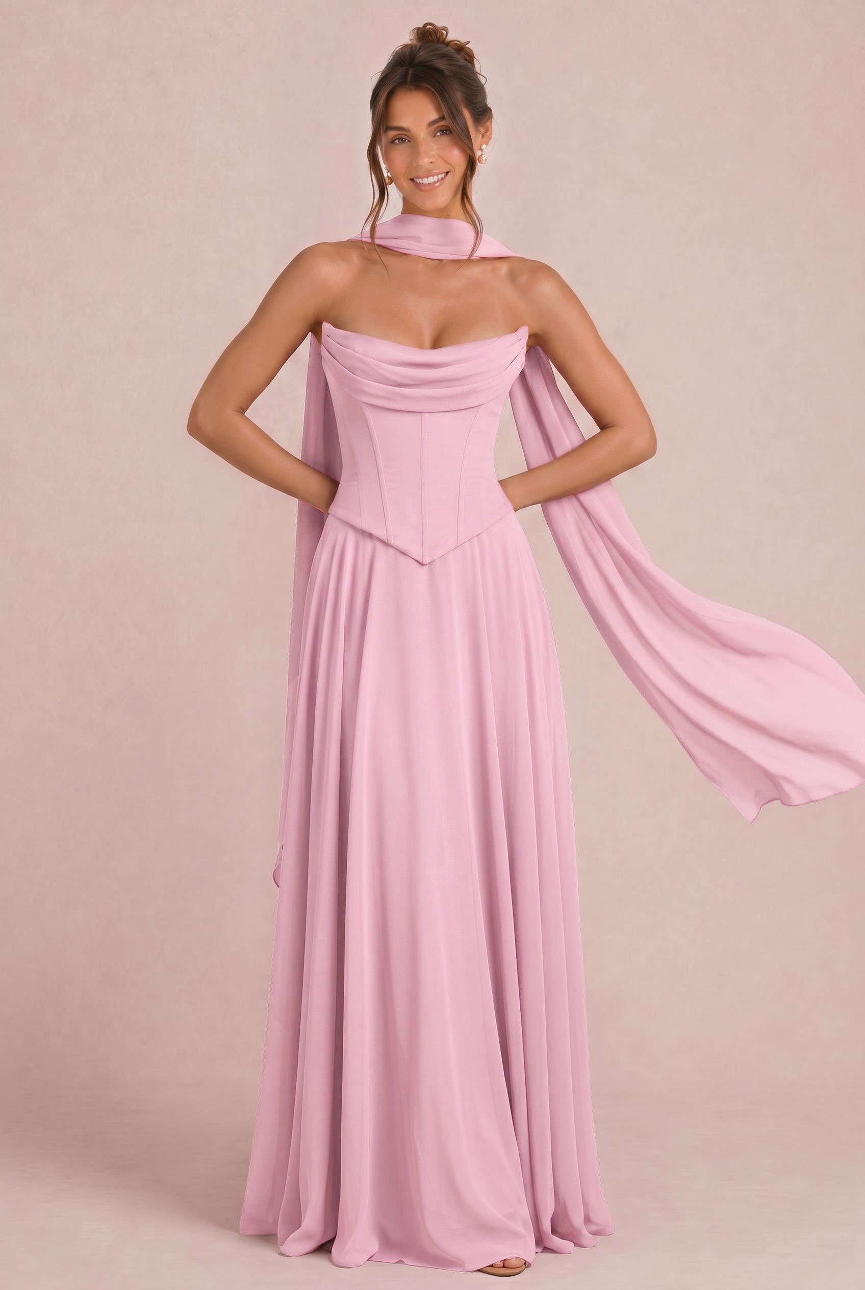 two piece dress bridesmaid Chic Two-Piece Dresses White Long Sleeves Mermaid Wedding Party Gowns US 4 15 working days Two Piece Bridesmaid Dresses, Crop