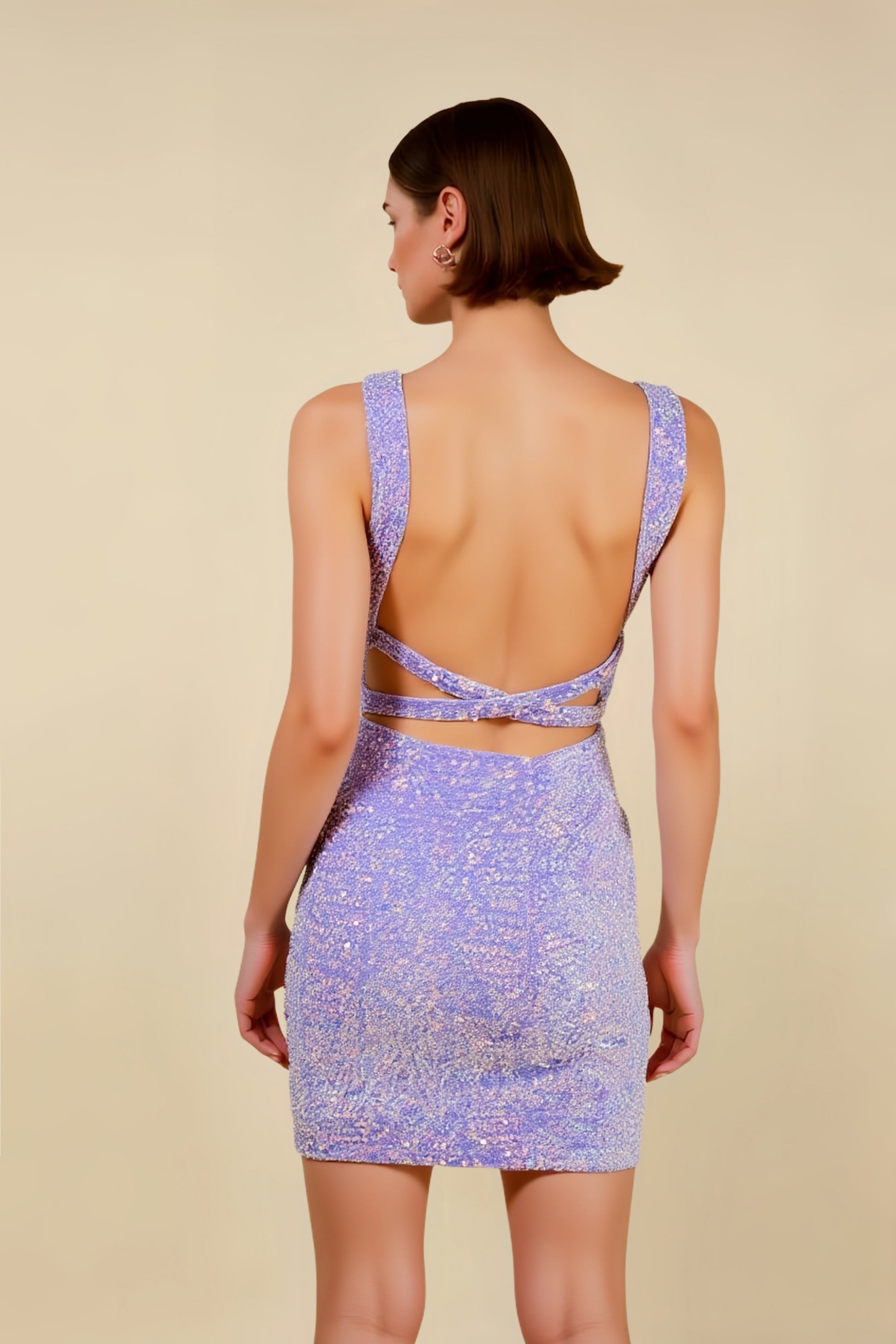 Duntery Grecian Neck Sequins Bodycon Dresses Duntery Grecian Neck Sequins Bodycon Dresses