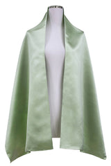 Dusty-Sage-Satin-Shawl