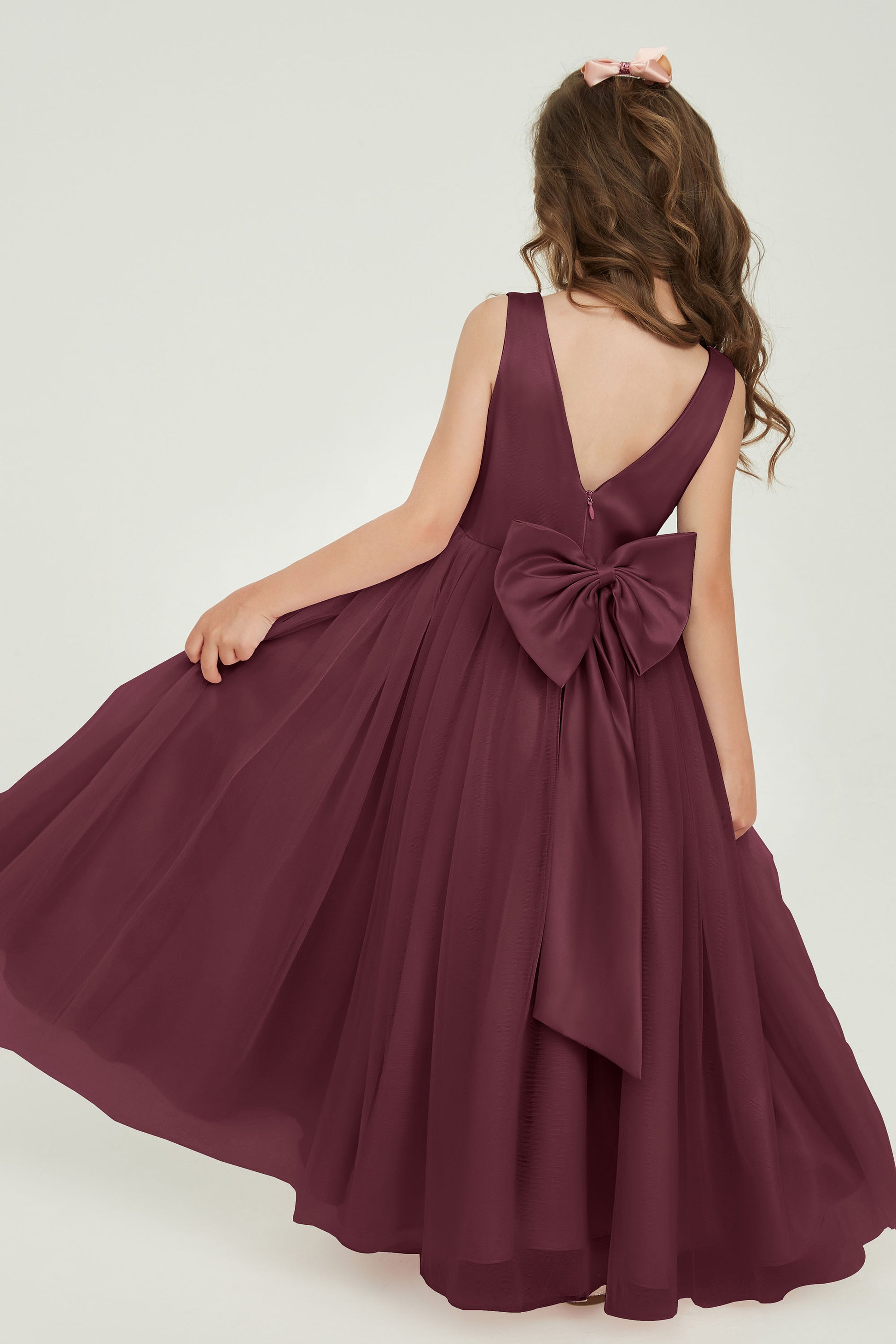junior bridesmaid dresses wine color Red Junior Bridesmaid Dresses