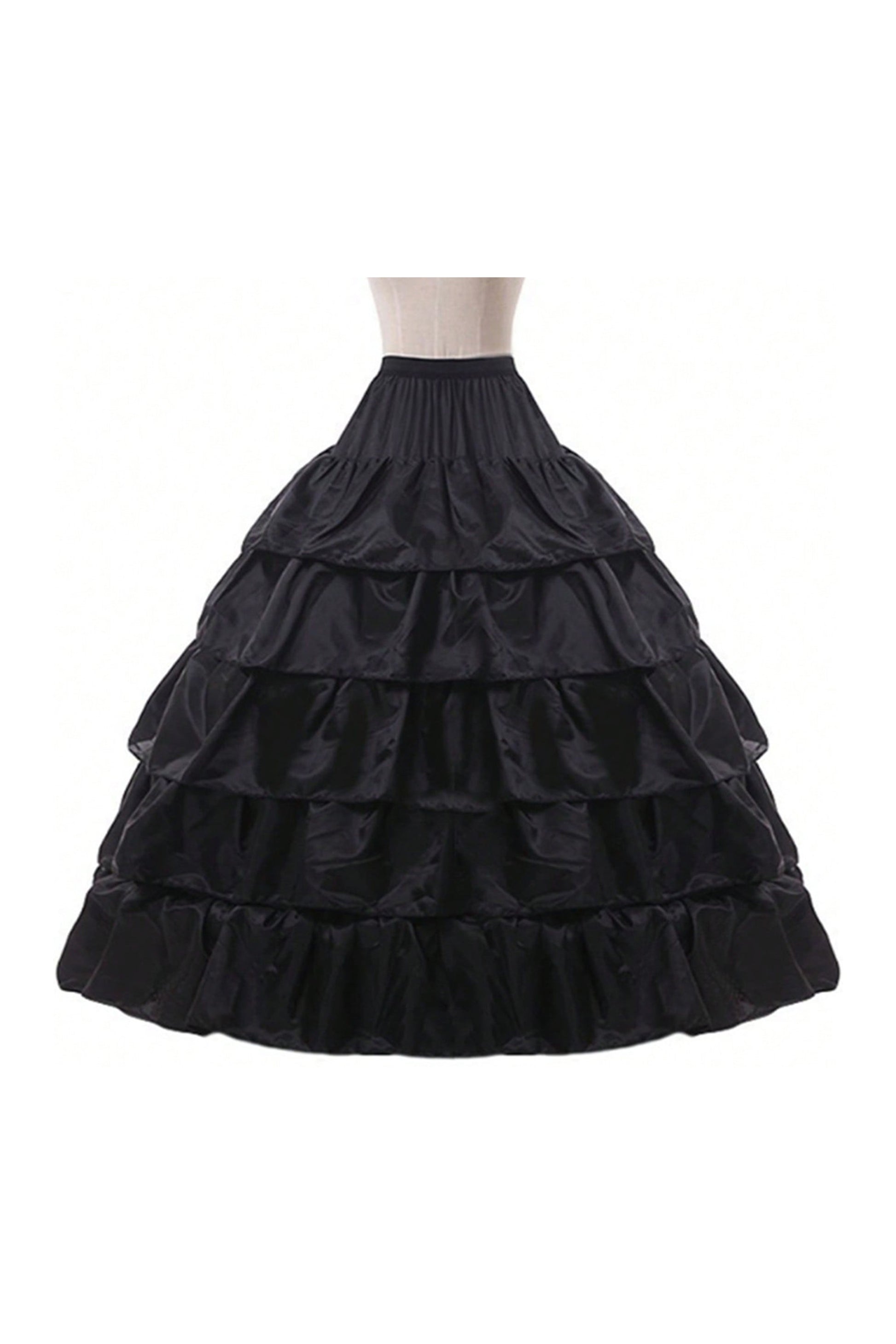 5-Layer Ruffles Slip Tiered Petticoat 5-Layer Ruffles Slip Tiered Petticoat