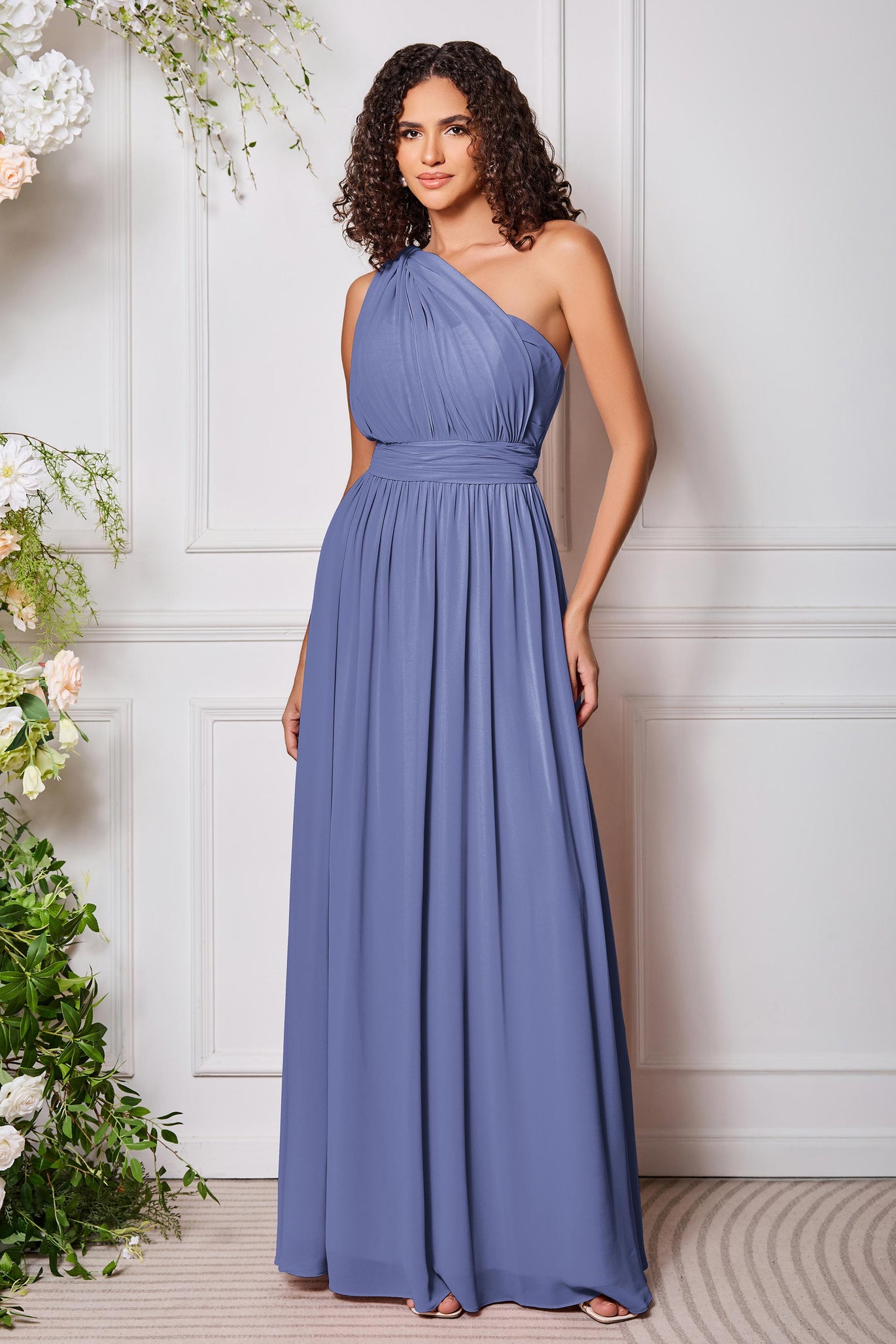 duntery bridesmaid dresses knee length dresses for ladies Duntery Bridesmaid Dress Long Sleeves Chiffon A-Line Maxi Dress, Dark-