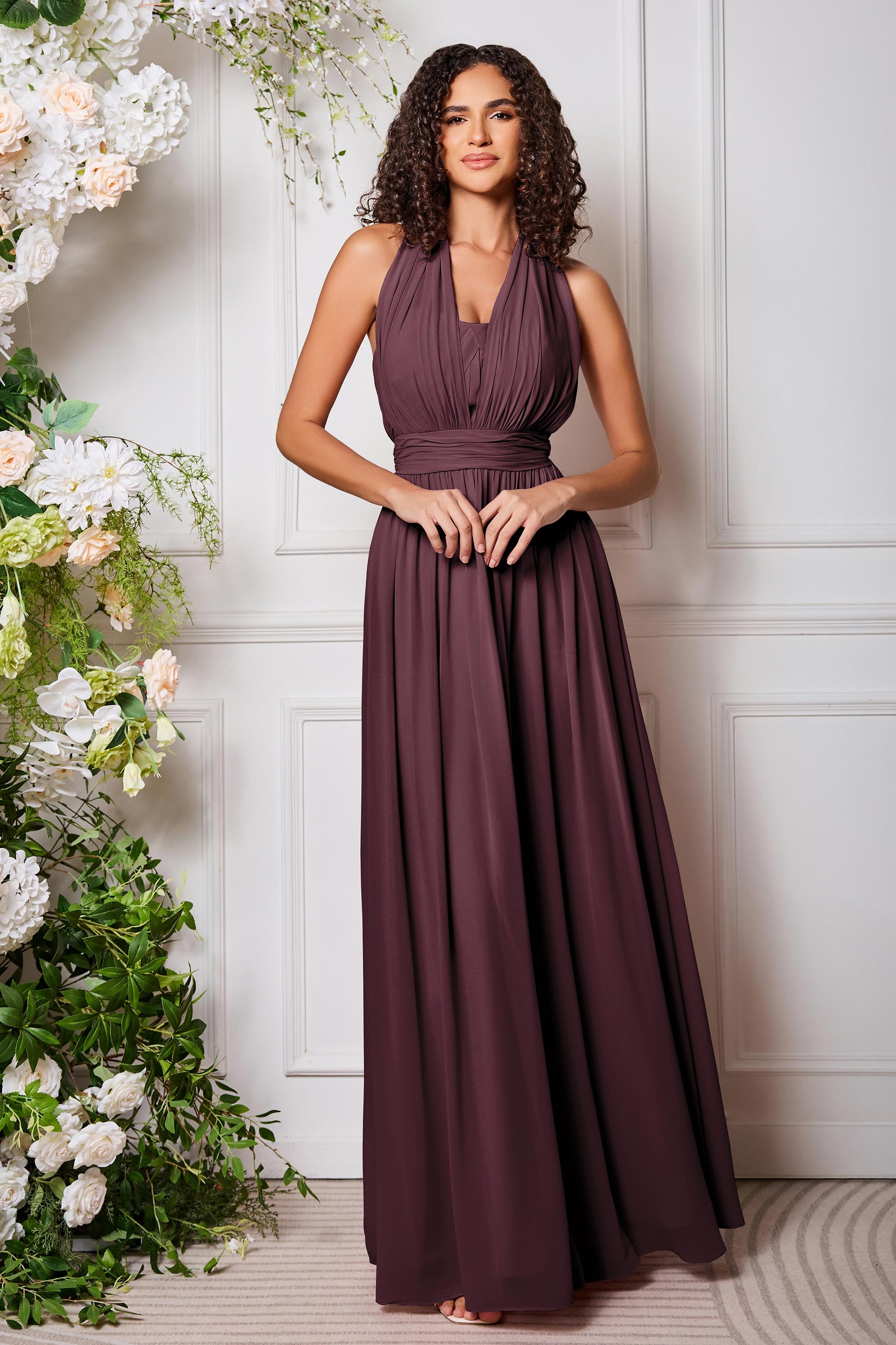 Chiffon Sleeveless Long Versatile Dresses DUNTERY Chiffon Sleeveless Long Versatile Dresses DUNTERY