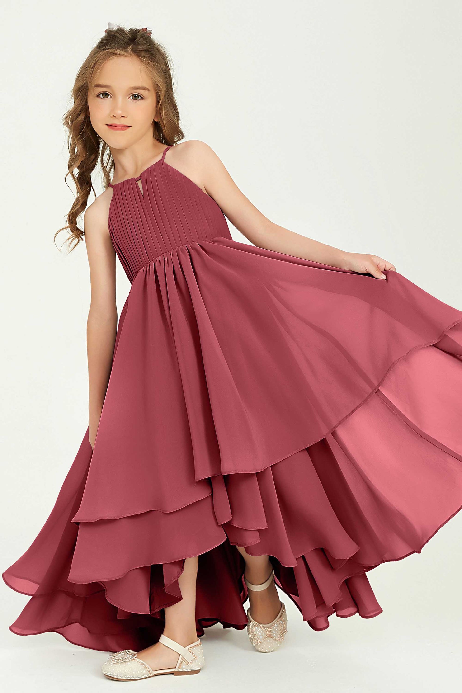 jordan junior bridesmaid dresses Jordan Fashions Light Blue Chiffon Sleeveless Bridesmaid Dress