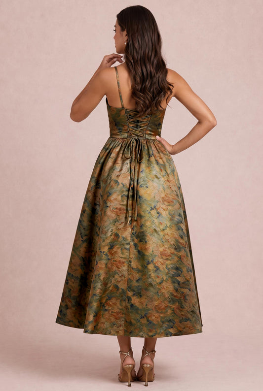 [Verdant Gold Floral]