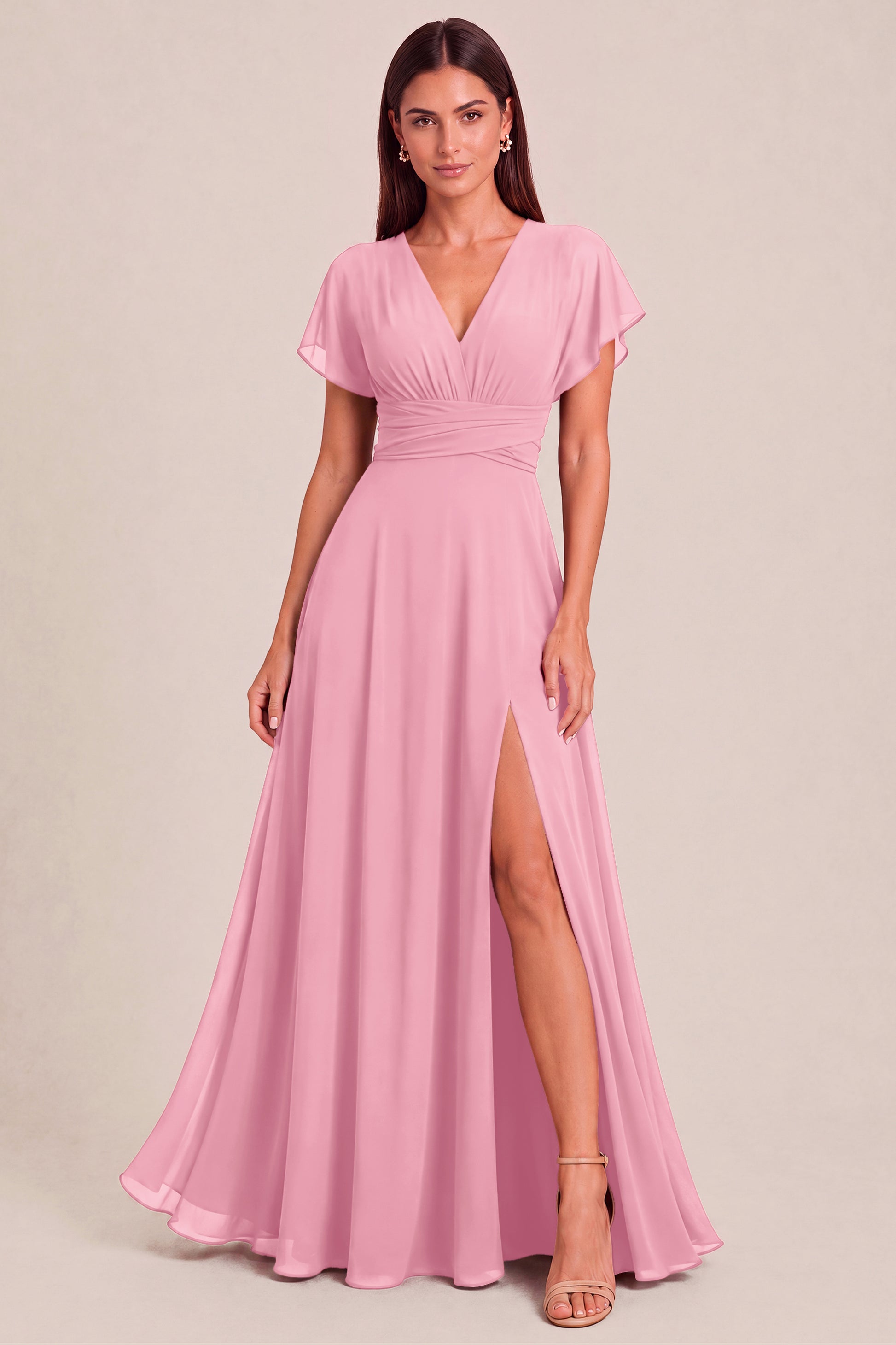 Convertible Chiffon A-Line Bridesmaid Dress