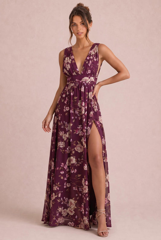 [Vintage Plum Floral]