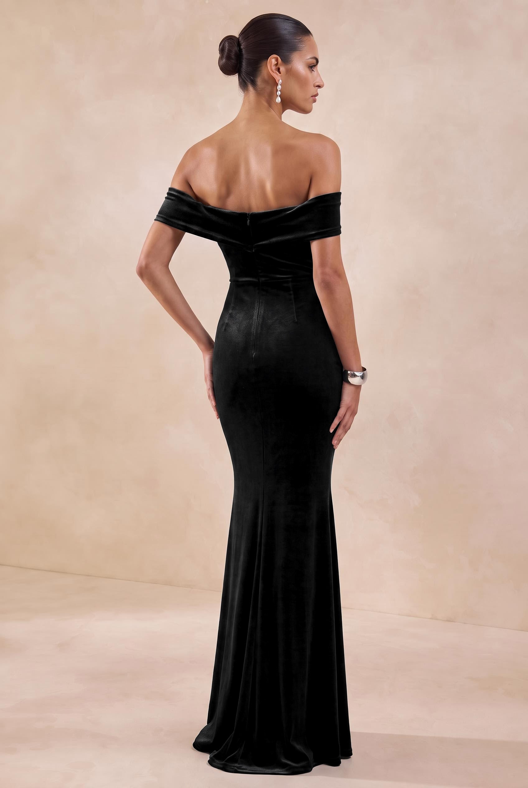 Velvet Mermaid Maxi Dresses
