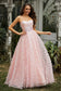 Sweetheart Lace Applique A-Line Dress