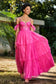 Off Shoulder Ruffle Tiered Tulle Gown