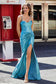 Corset Bodice Pleated Stretch Satin Gown