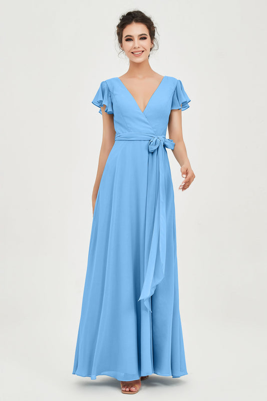 Periwinkle Bridesmaid Dresses DUNTERY Periwinkle Bridesmaid Dresses DUNTERY