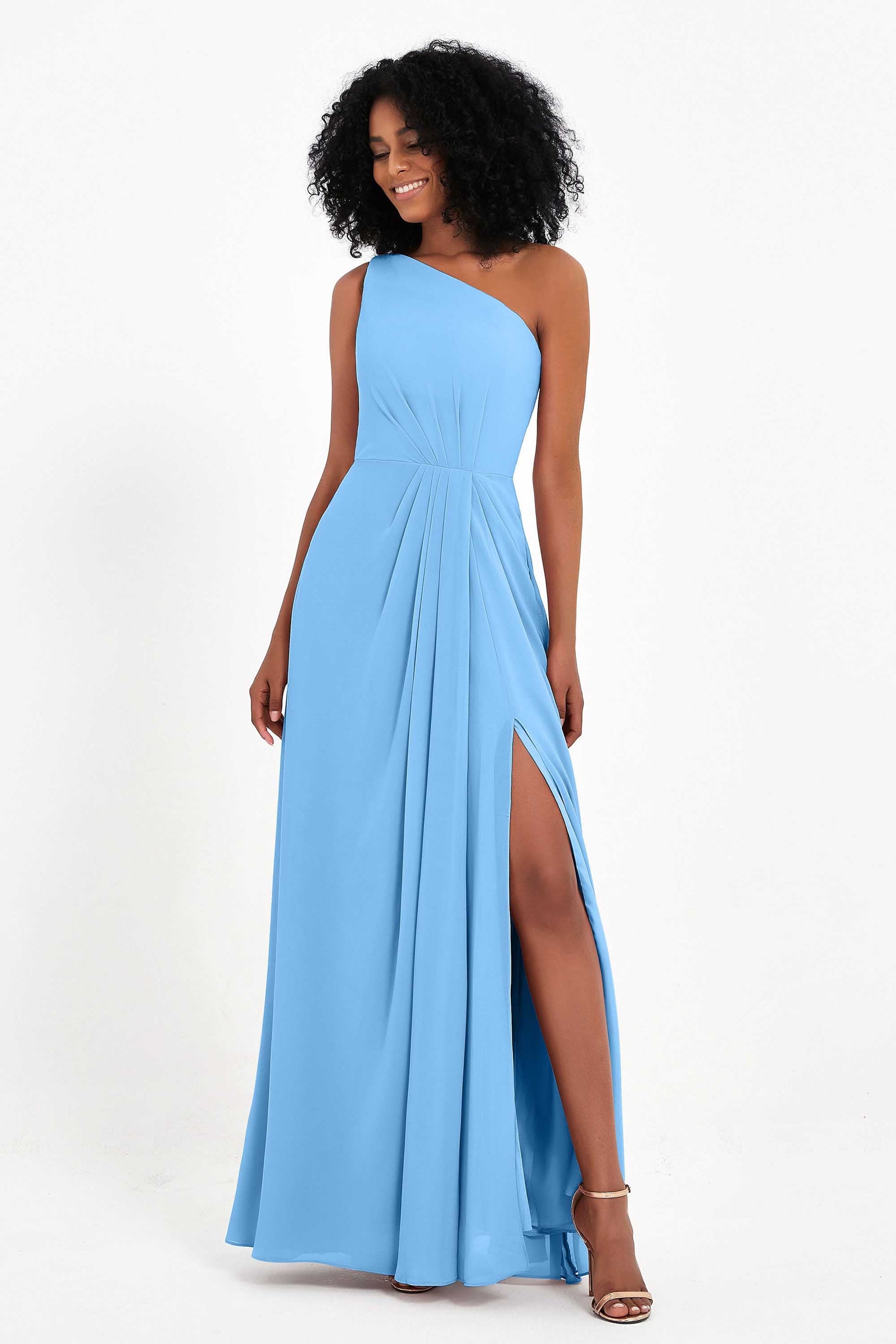 Bridesmaid Dress Dani One Shoulder Maxi Dress Dani Maxi Dress Blue Blue US 18 Bridesmaid Dress Dani One Shoulder Maxi Dress Dani Maxi Dress Blue Blue US 18