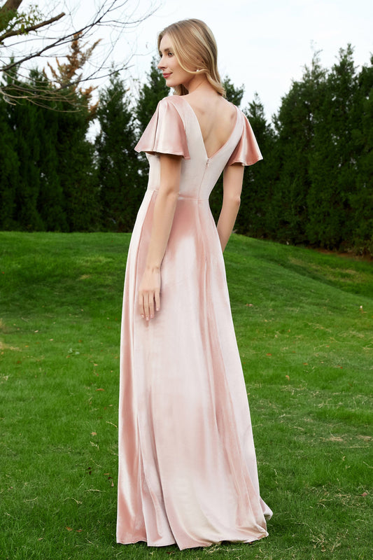 Velvet Bridesmaid Dresses | Sexy & Falttering DUNTERY Velvet Bridesmaid Dresses | Sexy & Falttering DUNTERY