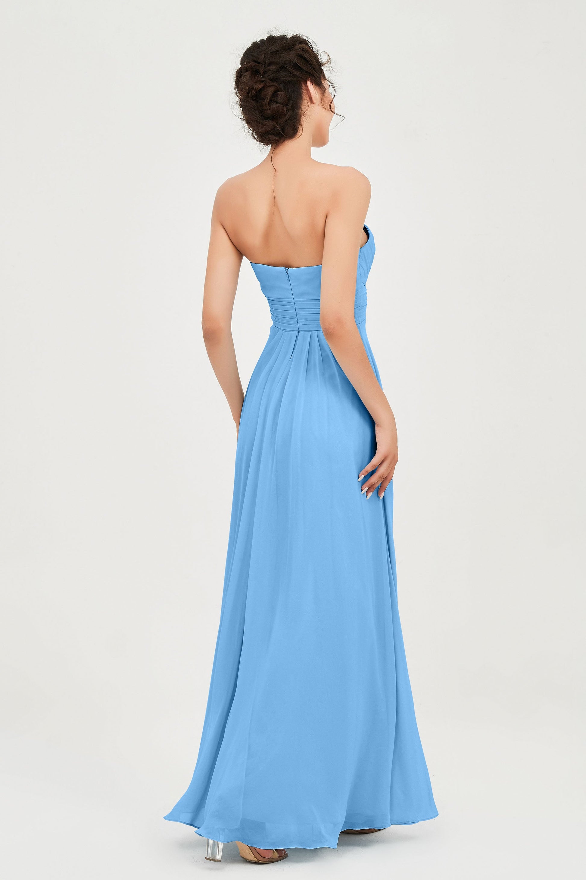 Sweetheart Strapless Chiffon Floor-length Bridesmaid Dress DUNTERY Sweetheart Strapless Chiffon Floor-length Bridesmaid Dress DUNTERY