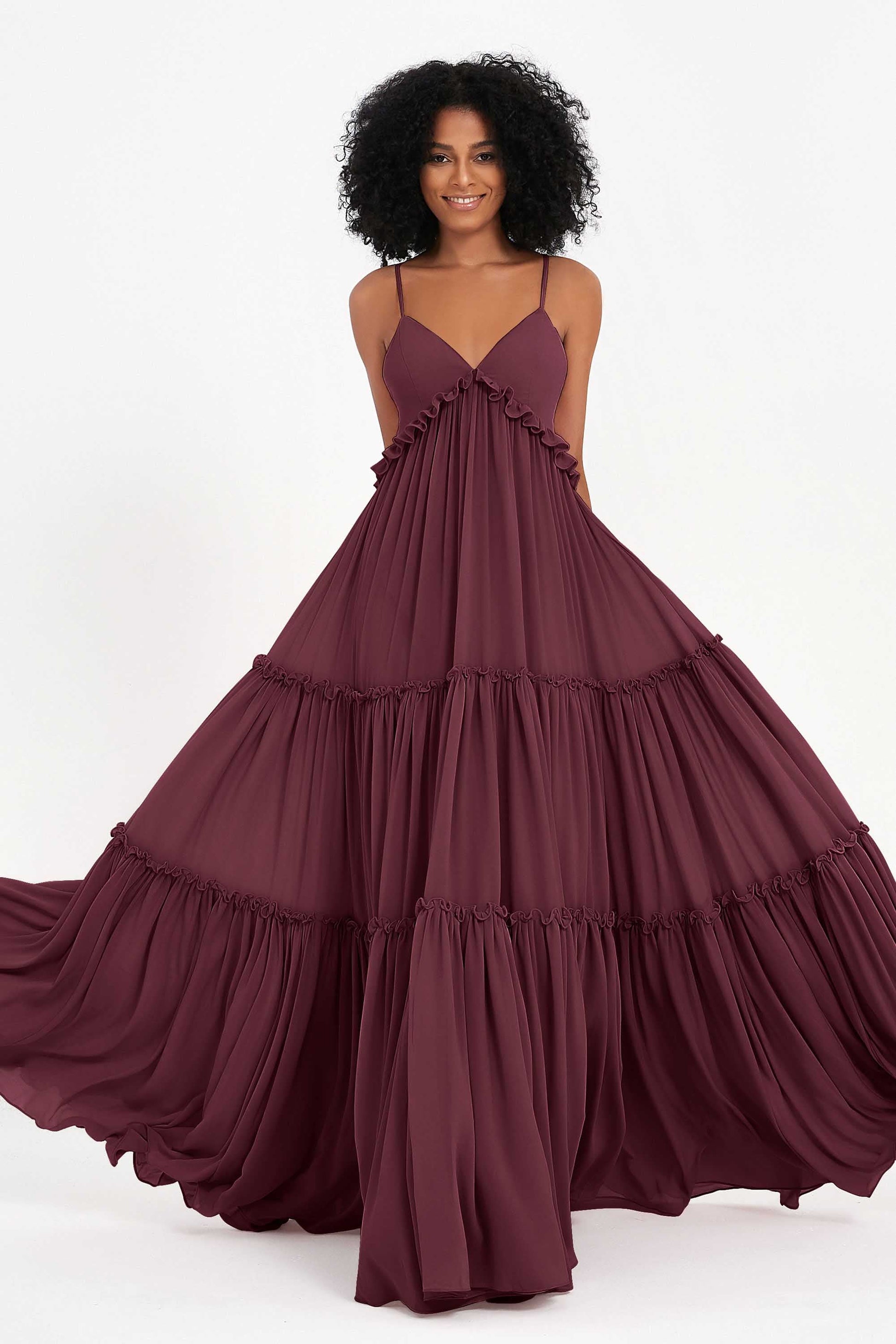 Floral Dress For Women Women's High Waist Flowy Dress Floral