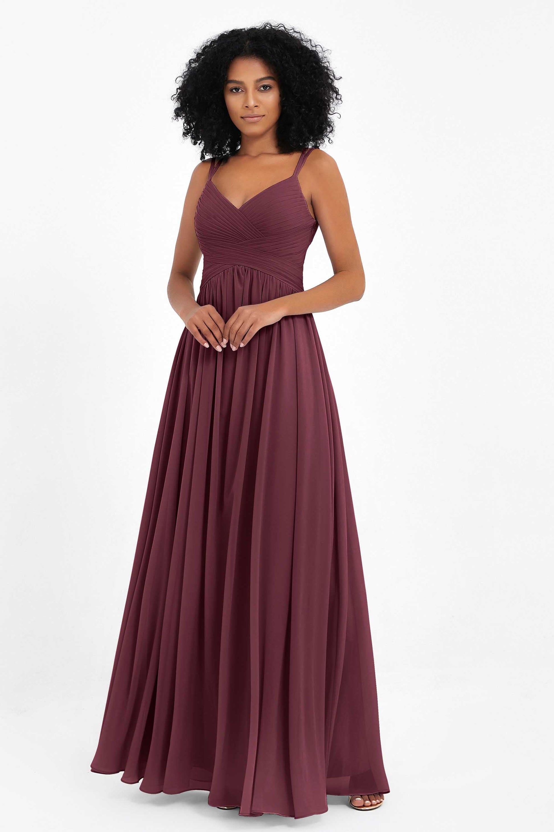 flowy chiffon bridesmaid dresses Long Off Shoulder Formal Chiffon Bridesmaids Dress
