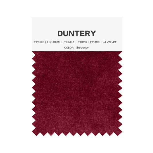 DUNTERY Velvet Swatches